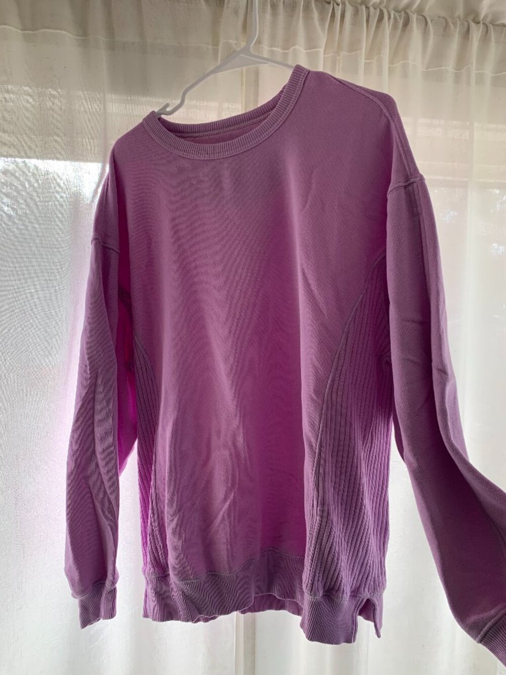 NWOT Aerie Lilac Overized Pullover Sweatshirt Women's Size Small